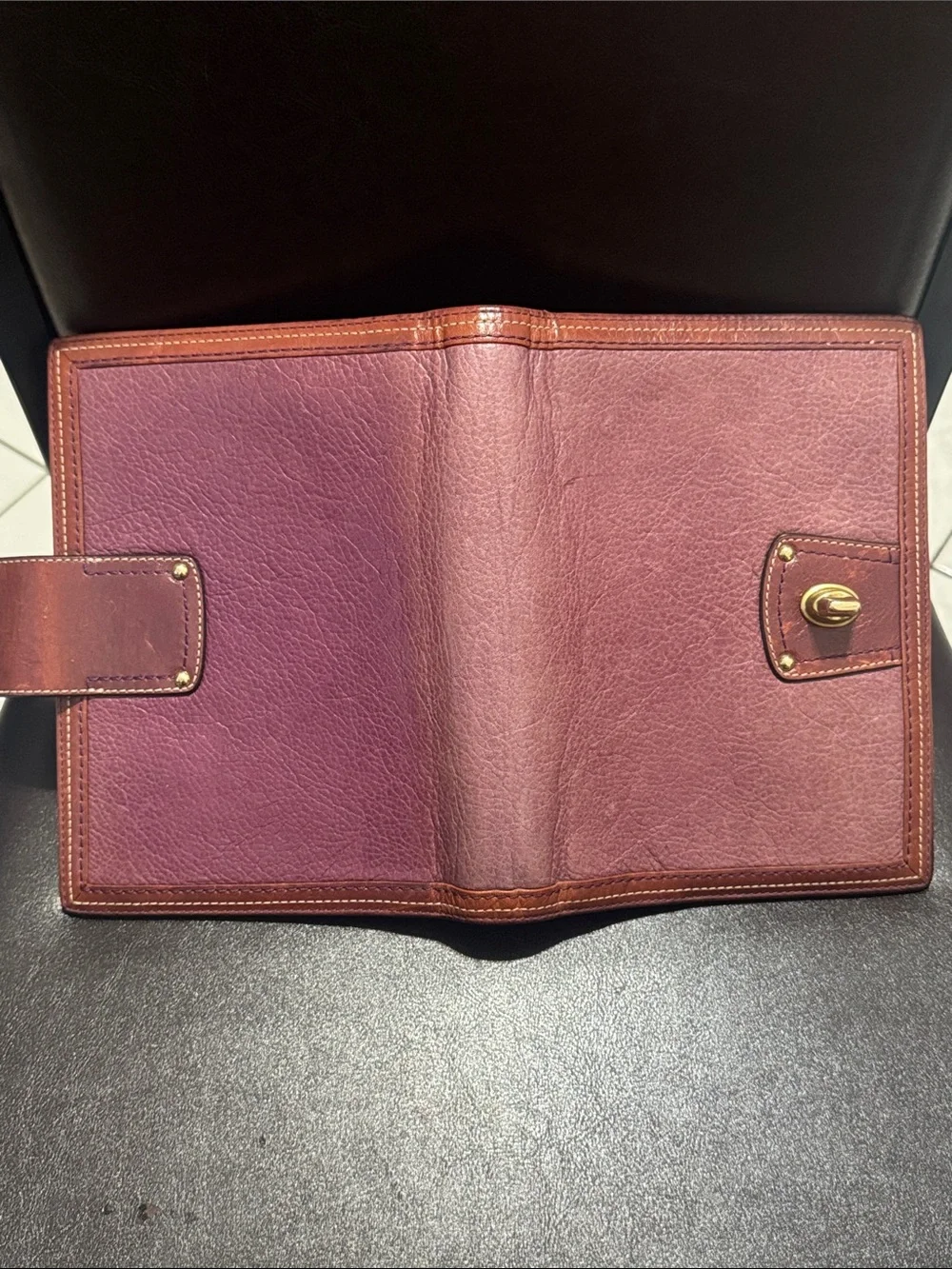 Coach Legacy leather turnlock